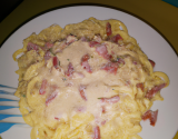 Pâtes à la carbonara maison