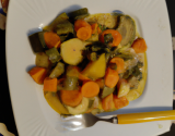 Achards de légumes au combava sauce