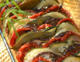 Tian d'aubergines, courgettes et tomates