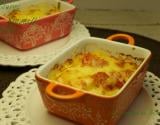 Gratin de courge spaghetti et tomates cerise