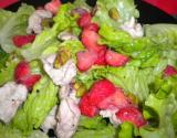 Salade de volaille aux fraises