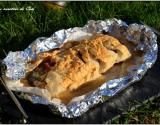 Cabillaud en papillote et ses légumes du soleil sauce moutarde à la provençale