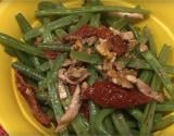 Salade de haricots verts, estragon et champignons