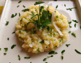 Risotto au yuzu et aux fines herbes