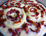 Tourbillons béchamel lardons