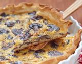 Quiche aux champignons forestiers et au porto