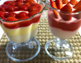 Verrine fraises et Danette