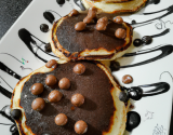 Pancakes....marbrés au chocolat...