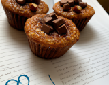 Muffin cœur Nutella croquant