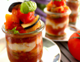 Verrine mini ratatouille rouget