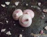 Meringues bicolores