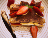 Tiramisu aux fraises, marsala et café