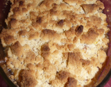 Crumble pêches bananes