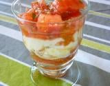 Verrine de tomate mozzarella