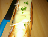 Baguette torsadée au fromage