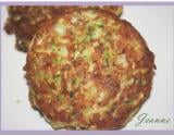 Galettes des courgettes