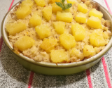 Crumble ananas et moisettes