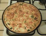 Quiche aux épinards et au saumon