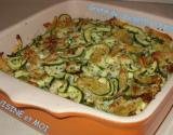 Gratin de pennes aux courgettes