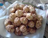 Chouquettes au sucre casson