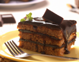 Gâteau fort en chocolat