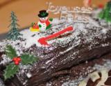 Bûche de Noël façon forêt noire