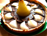 Tarte poire chocolat à la crème d'amande