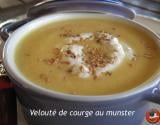 Velouté de courge au munster