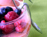 Mousse de fruits rouges express