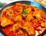 Fricassée de poulet au paprika