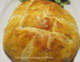 Tourte de tête de veau à la poire et à la fourme d'Ambert