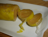 Foie gras mi-cuit à la vapeur, aromatisé à l'Armagnac