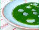 Soupe de fanes de radis, tapioca