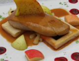 Foie de gras de canard aux pommes