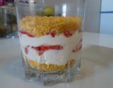 Tiramisu fraises corn flakes