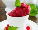 Sorbet aux framboises fraîches