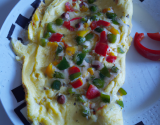 Omelette aux poivrons