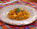 Mijoté de butternut aux pois chiches et abricots secs