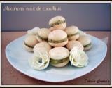 Macarons noix de coco & kiwi