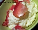 Risotto boursin et jambon de parme