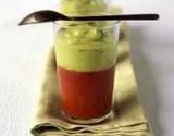 Gaspacho de légumes épicés au guacamole