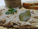 Rillettes de lapin au lard