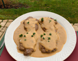 Escalopes de veau sauce savoyarde