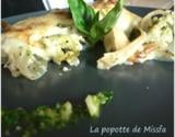 Gratin de brocolis au pesto