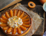 Tarte à l'abricot et au fromage blanc