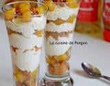 Verrine d'ananas flambé et crème mascarpone