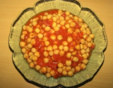 Mijoté de pois chiches aux tomates et cumin