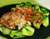 Poulet épicé et ses tagliatelles de courgettes sauce légumes