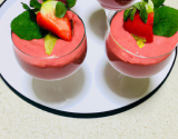 Mousse express à la fraise