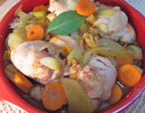 Recette originale de chapon aux légumes oubliés cuit en cocotte